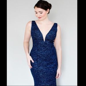 SOLD- Jovani 45811 glitter gown